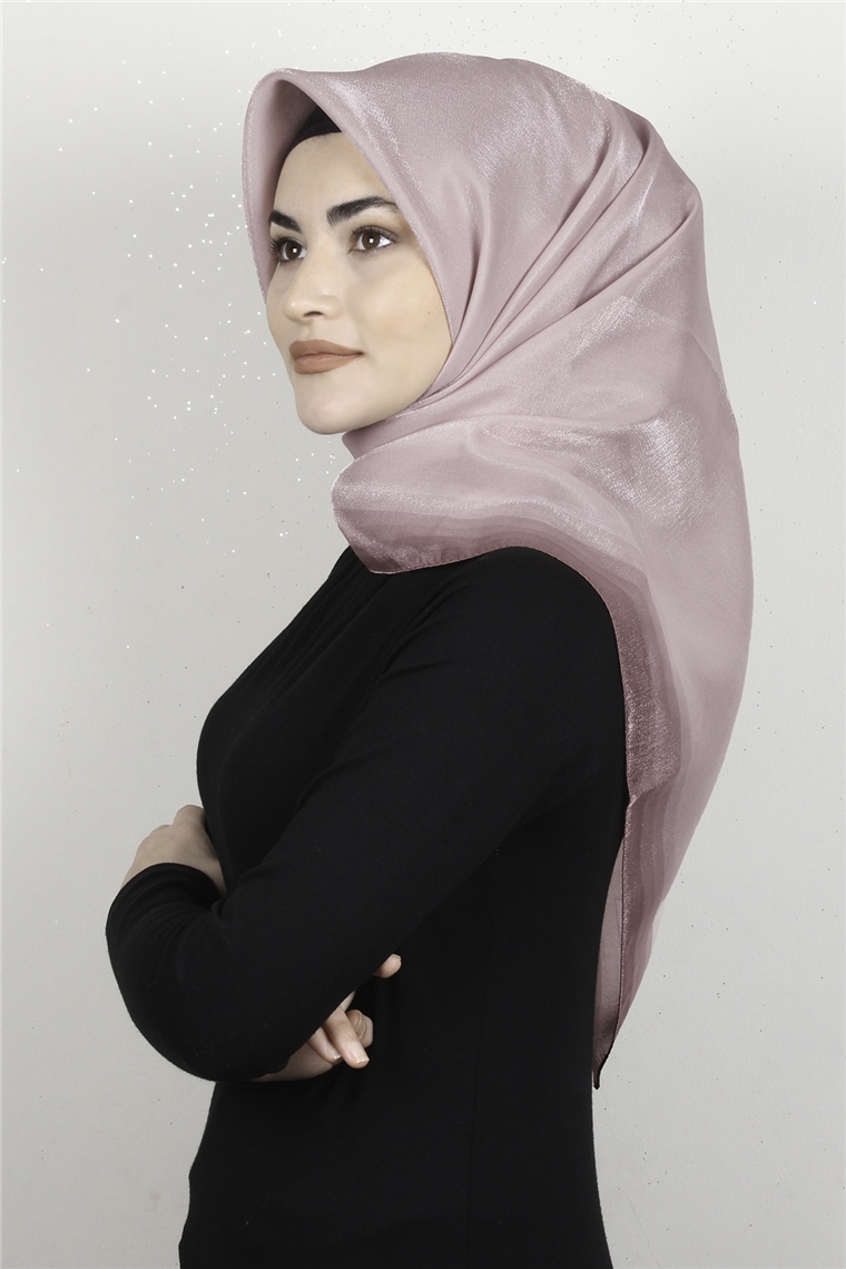 Elizya Simli Eşarp 3009-21 Pudra