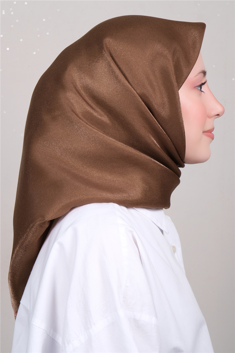 Elizya Simli Eşarp 3009-51 Kahve 