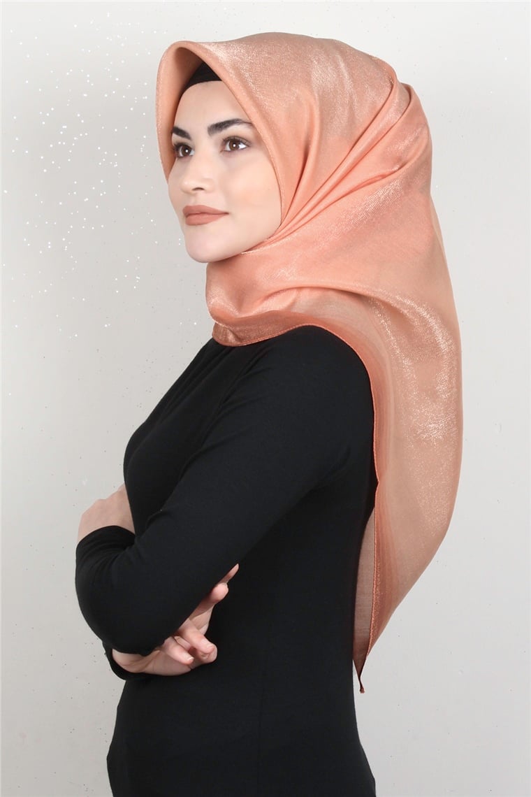 Elizya Simli Eşarp 3009-9 Somon