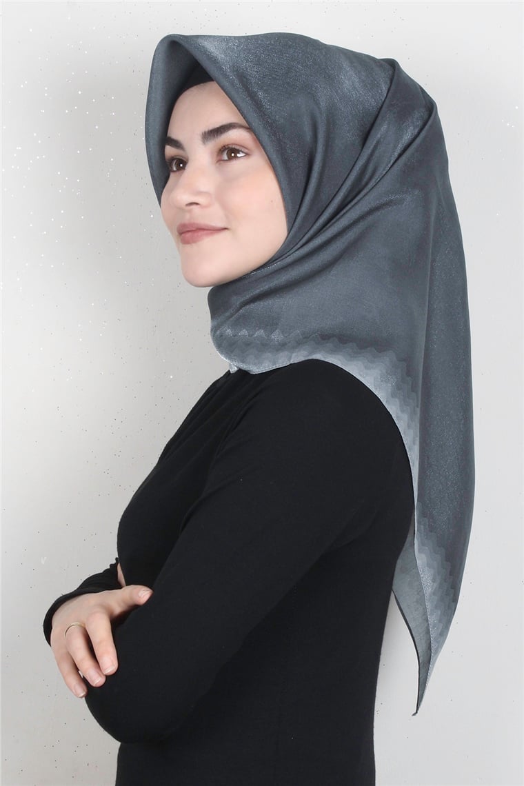 Elizya Simli Eşarp 4008-2 Antrasit