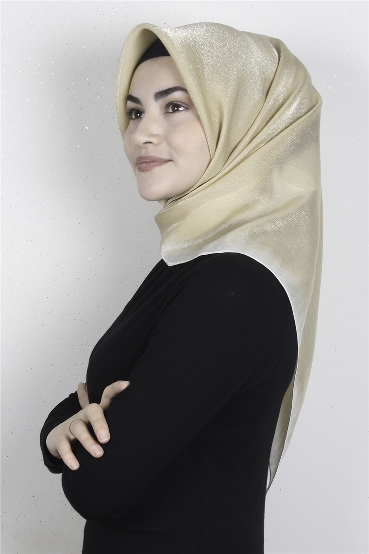 Elizya Simli Eşarp 4008-7 Gold