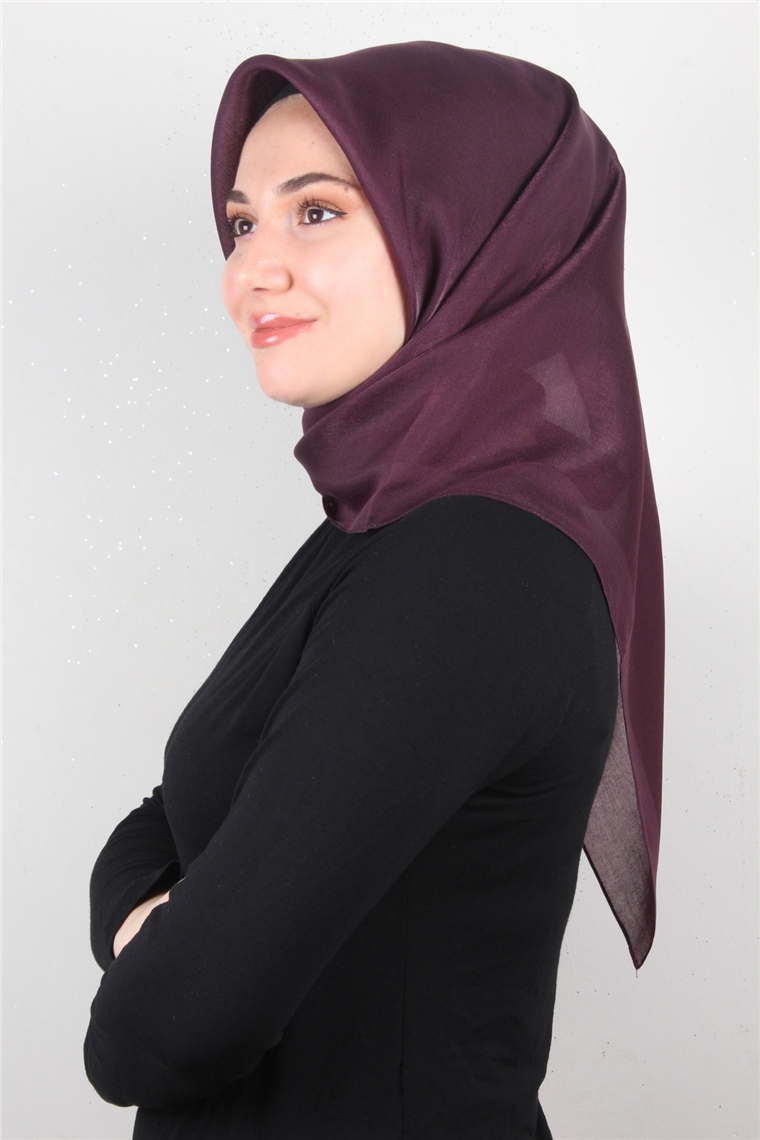Elizya Simli Eşarp 4009-25 Mürdüm