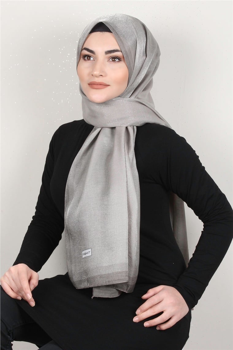 Elizya Simli Şal 4000-1 Vizon