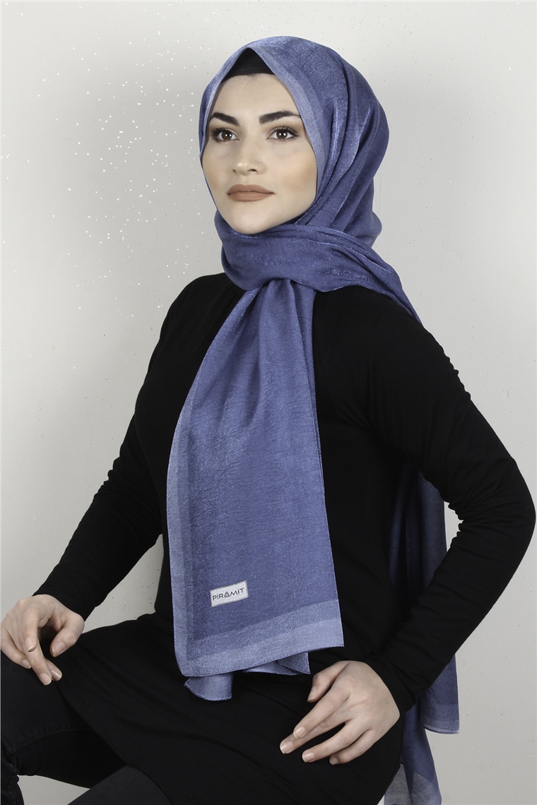 Elizya Simli Şal 4000-10 İndigo