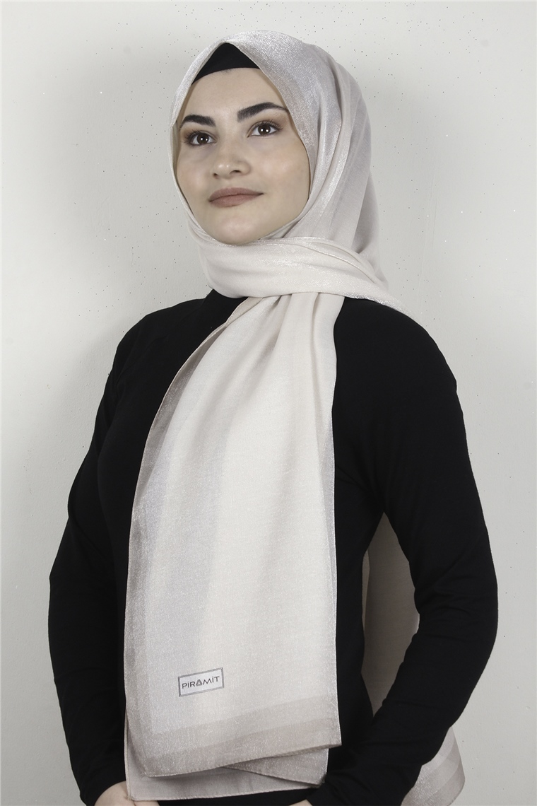 Elizya Simli Şal 4000-42 Bej