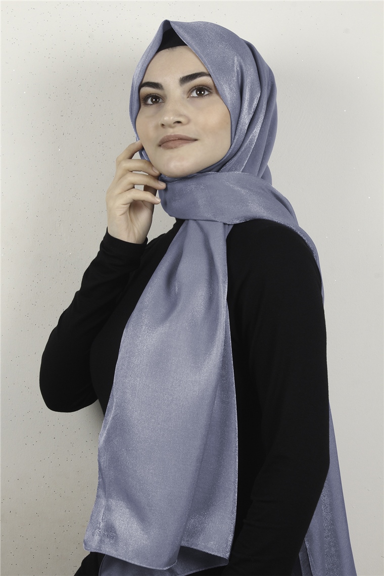 Elizya Simli Şal 4000-59 Buz Mavisi