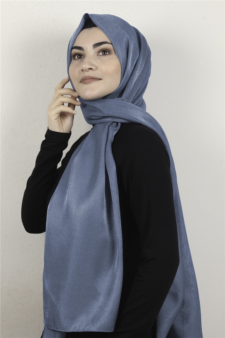 Elizya Simli Şal 4000-63  Turkuaz