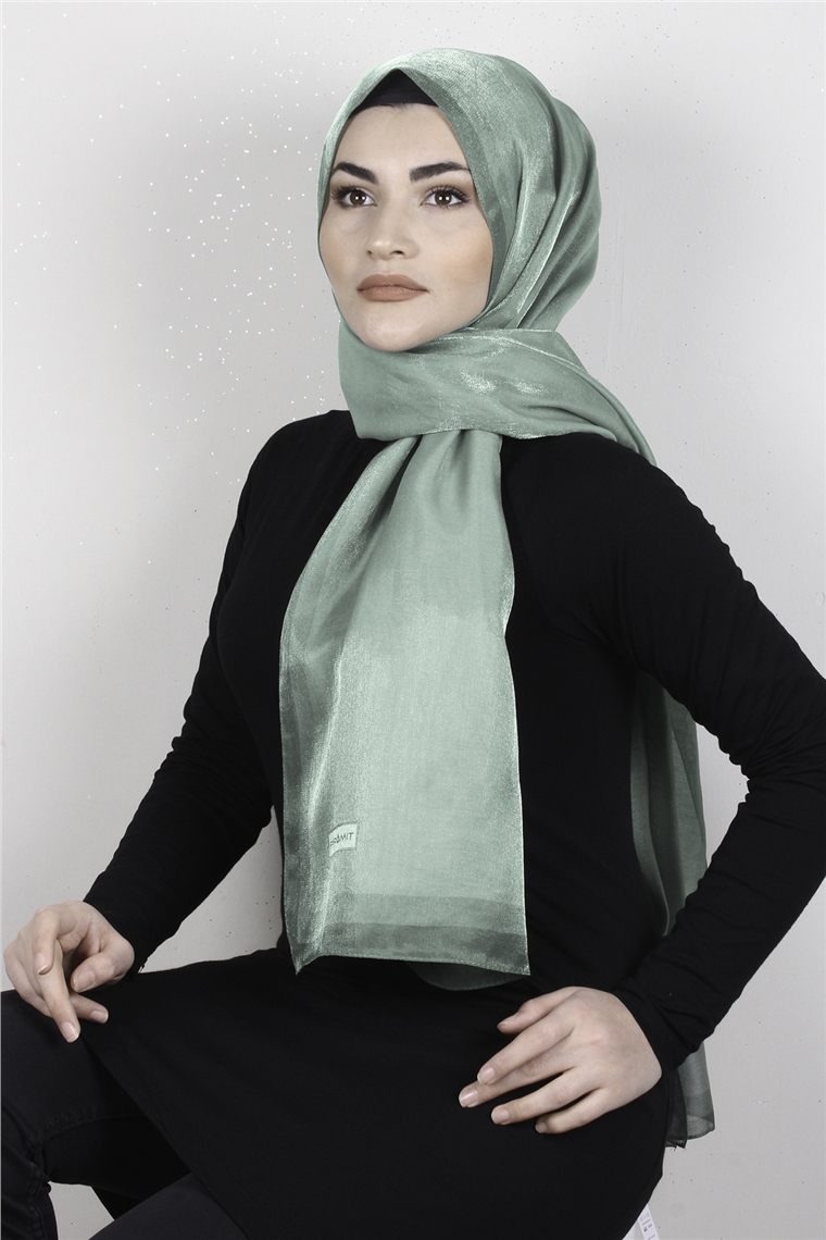 Elizya Simli Şal 4000-7 Mint Yeşili