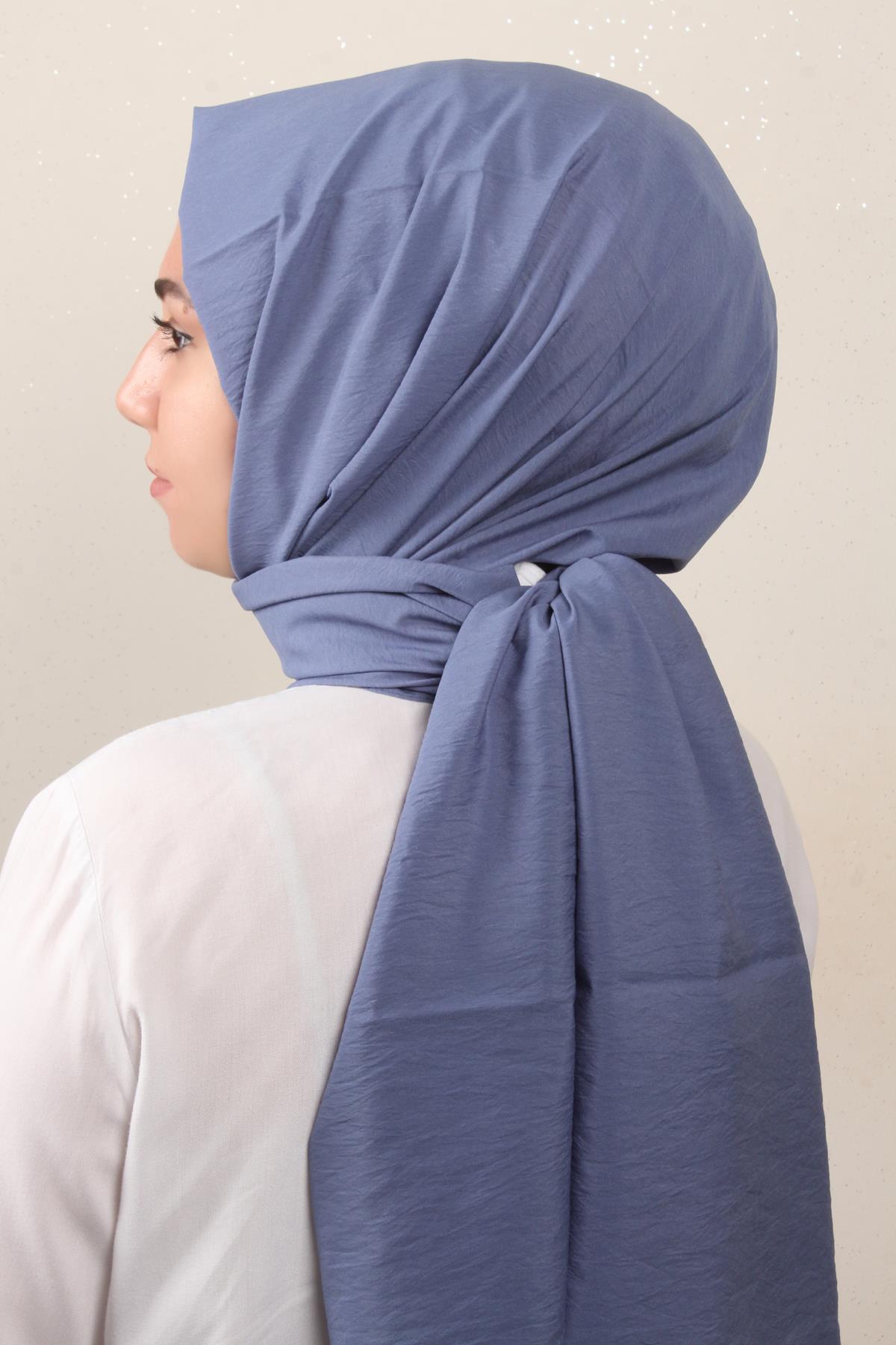 Eşarppark Yaz Serinliği Şal 2752-12 İndigo