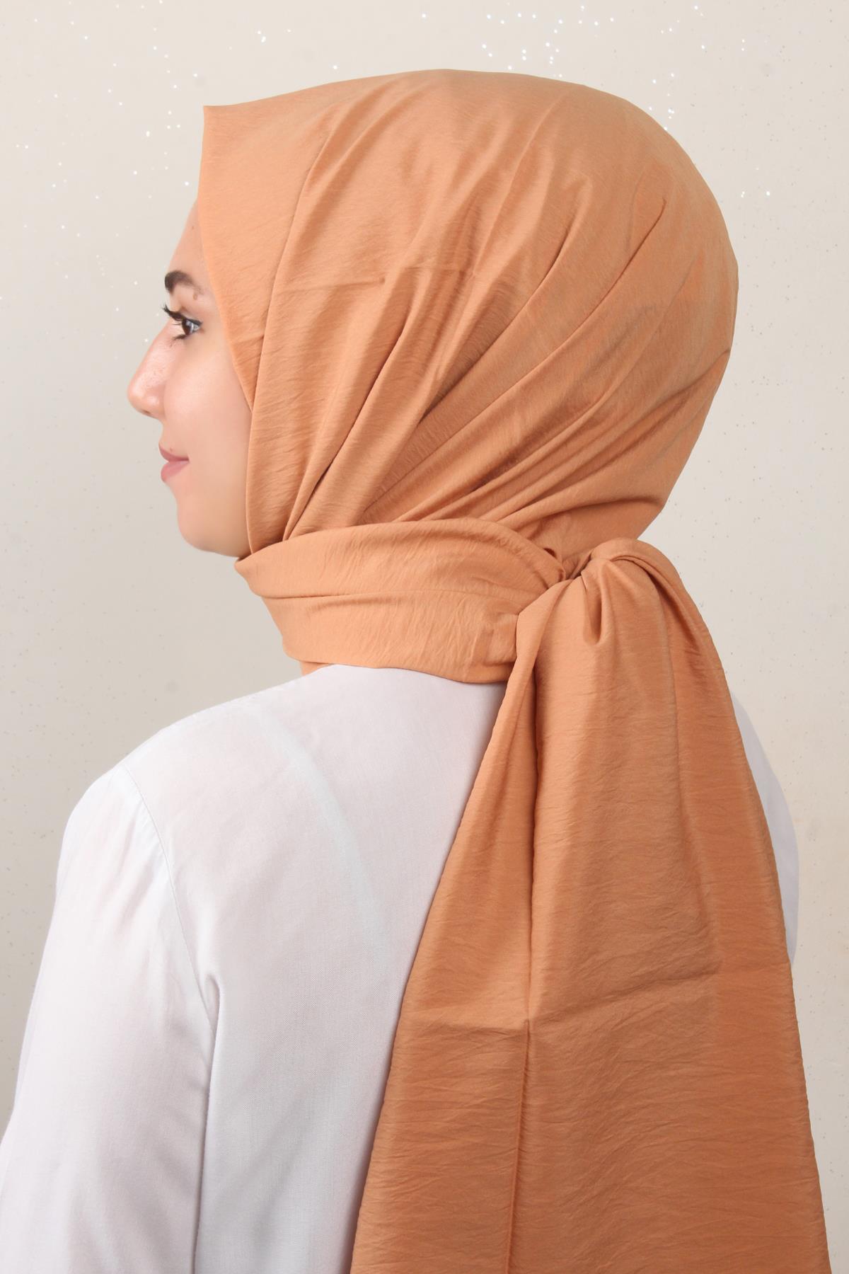 Eşarppark Yaz Serinliği Şal 2752-15 Soğan Kabuğu