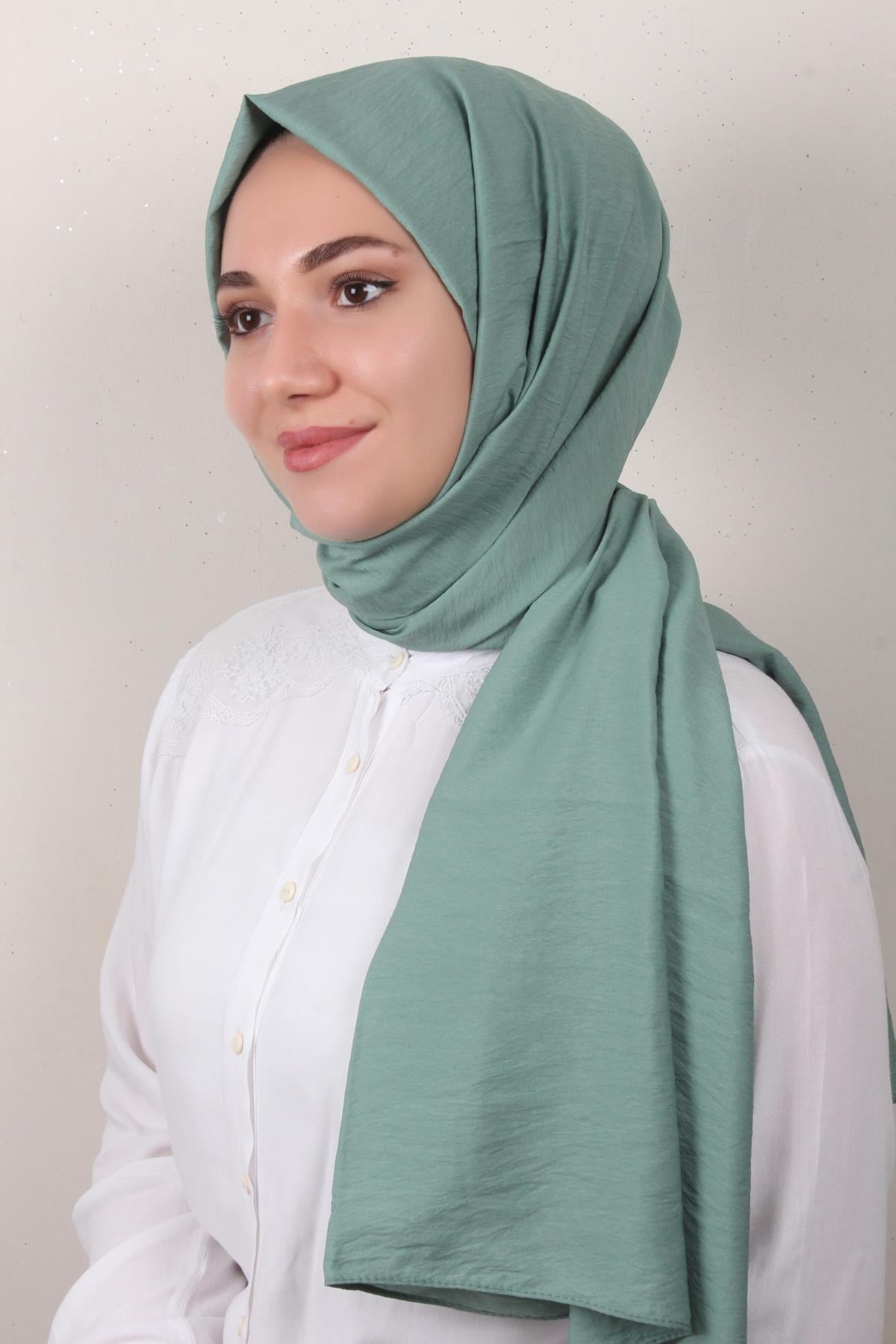 Eşarppark Yaz Serinliği Şal 2752-6 Mint Yeşili