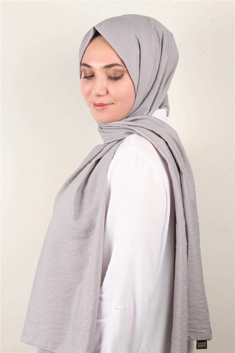 Eşarppark Yaz Serinliği Şal 2752-9 Gümüş