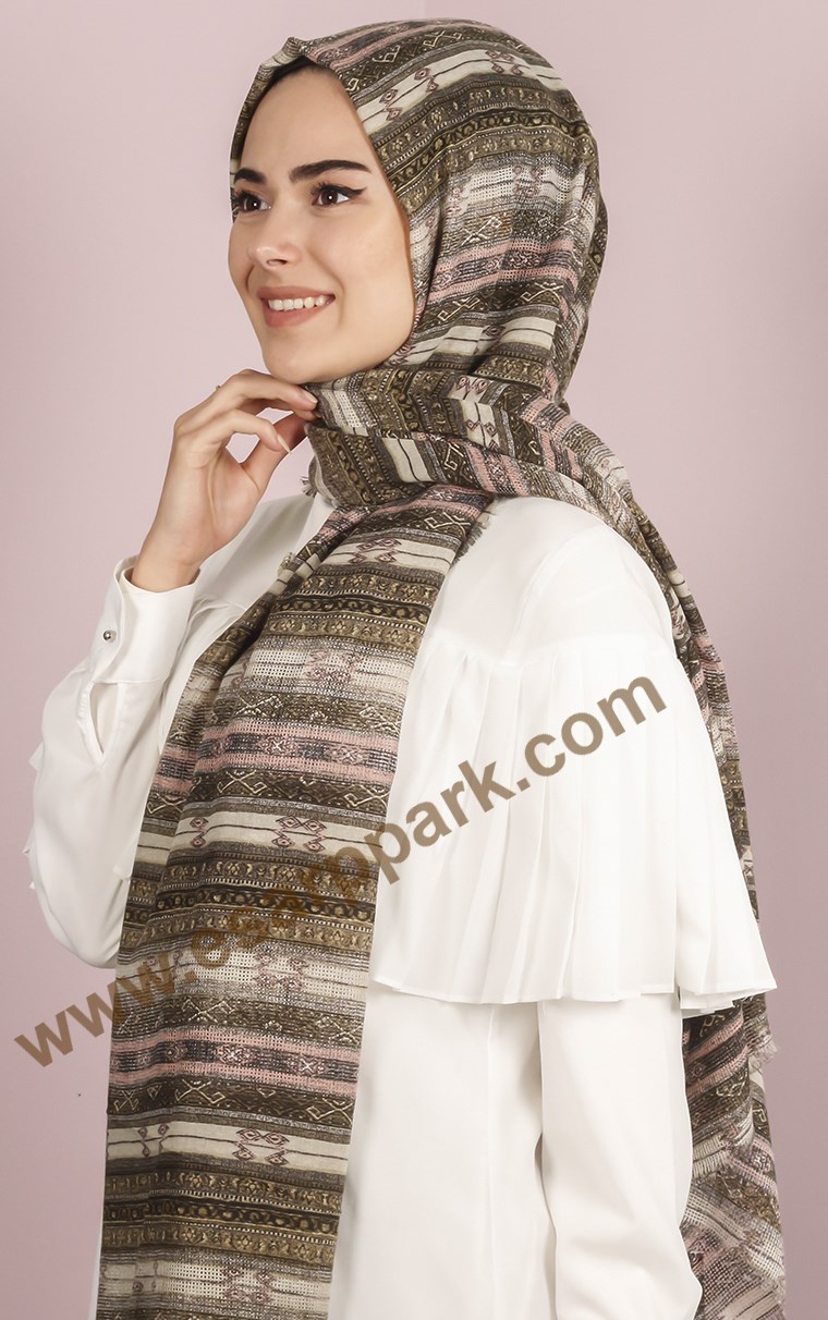 Etnik Desen Şal 1225-2