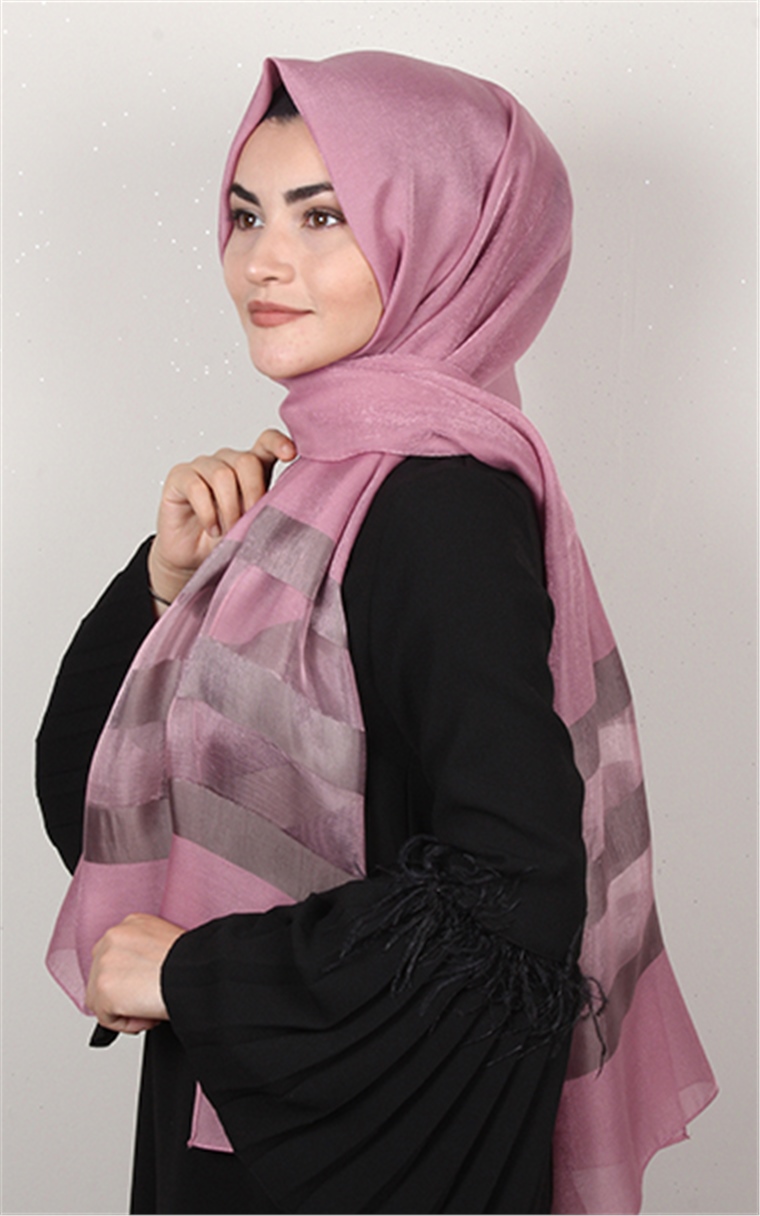 Exclusive Şal 3073-9 Pudra