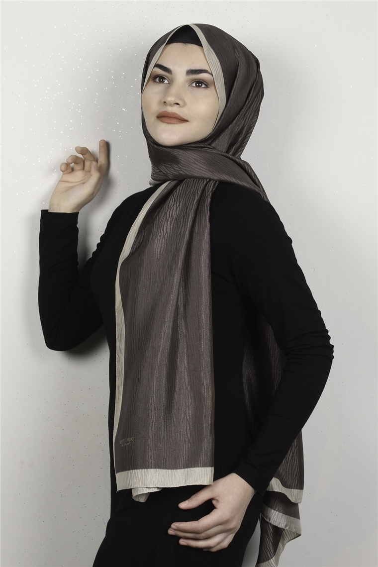 Fashion İpeksi Şal 2880-13 Kahverengi