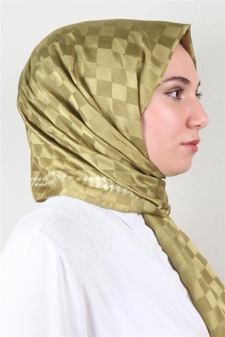Fashion İpeksi Şal 2881-5 Yağ Yeşili