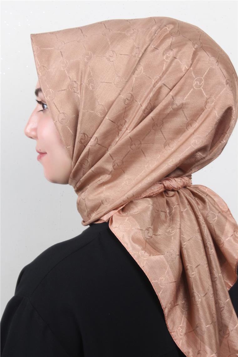 Fashion Monogram Eşarp 8089-6 Fondöten