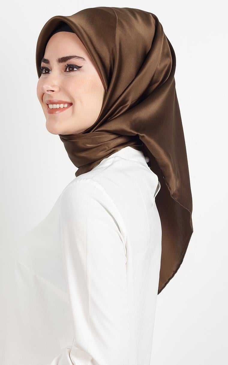 Fiesta Düz Renk İpek Eşarp 1600-17