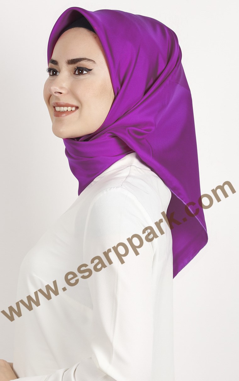 Fiesta Düz Renk İpek Eşarp 1600-18