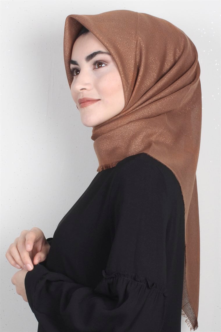 Fileli Coton Eşarp 1706-2