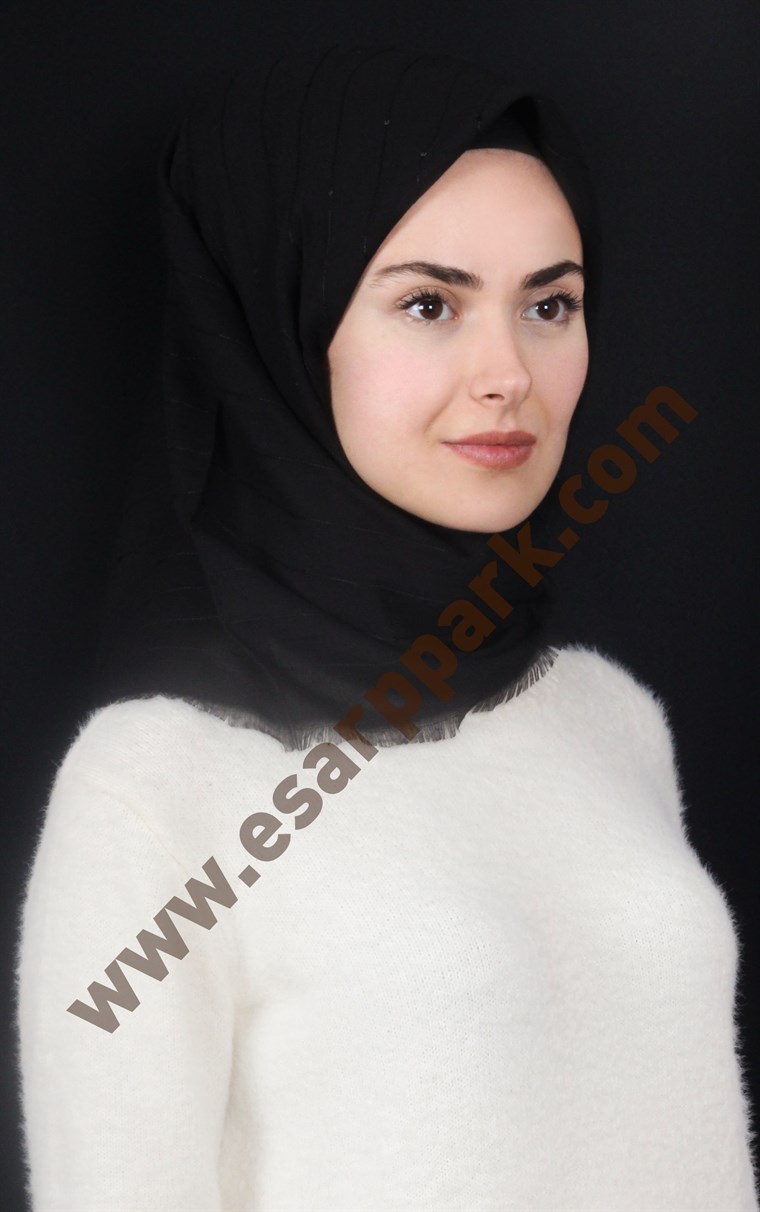 Fileli Coton Eşarp 1710-23