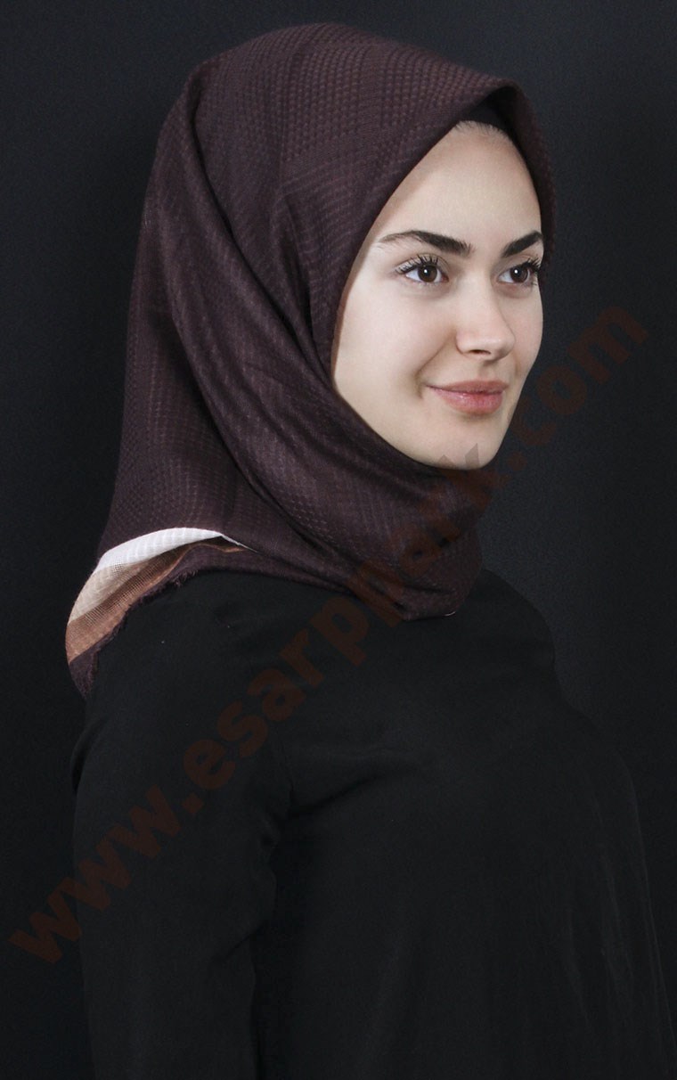 Fileli Coton Eşarp 1735-13