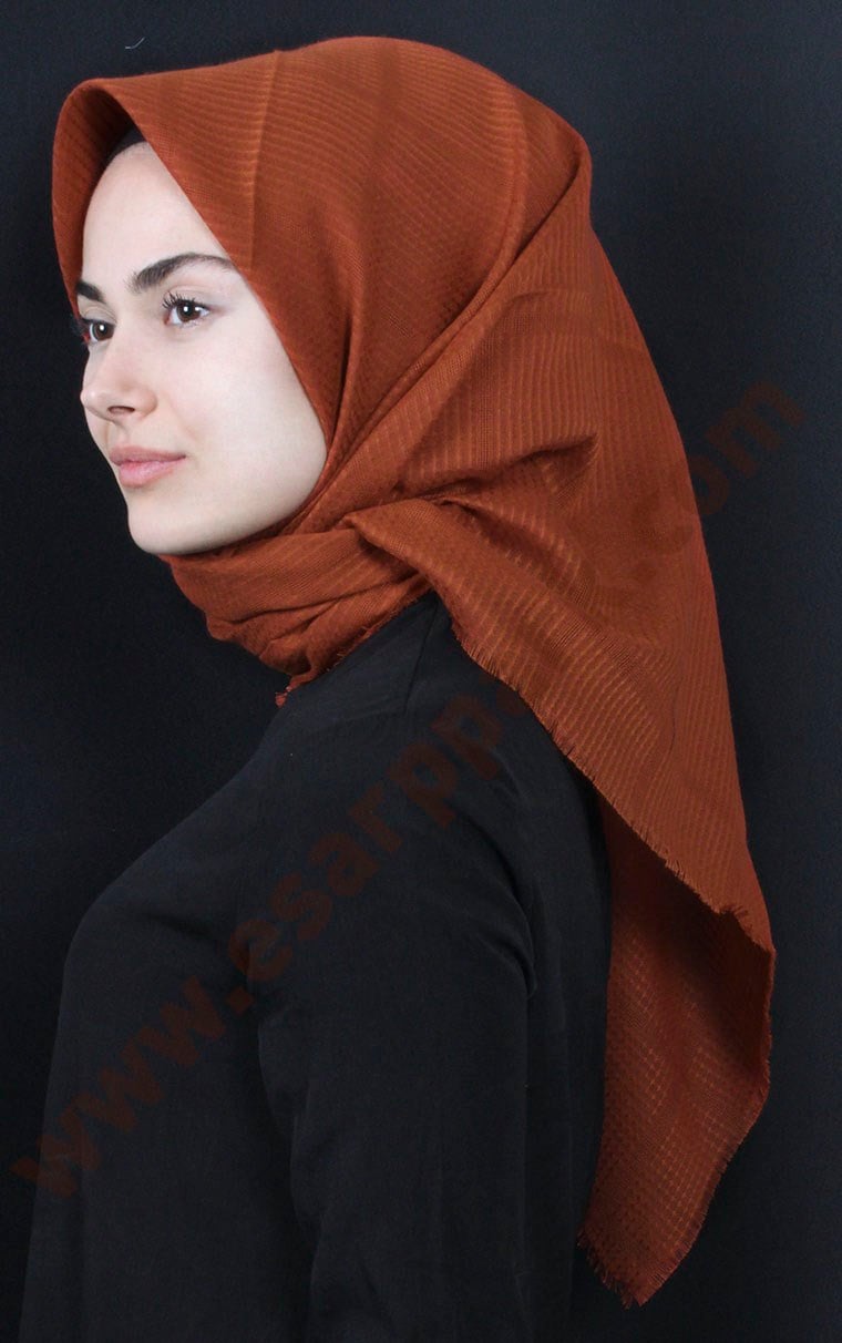 Fileli Coton Eşarp 1735-20