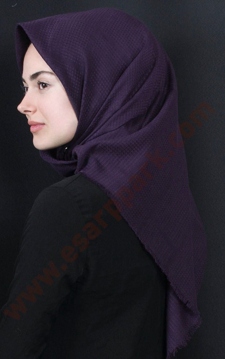 Fileli Coton Eşarp 1735-22