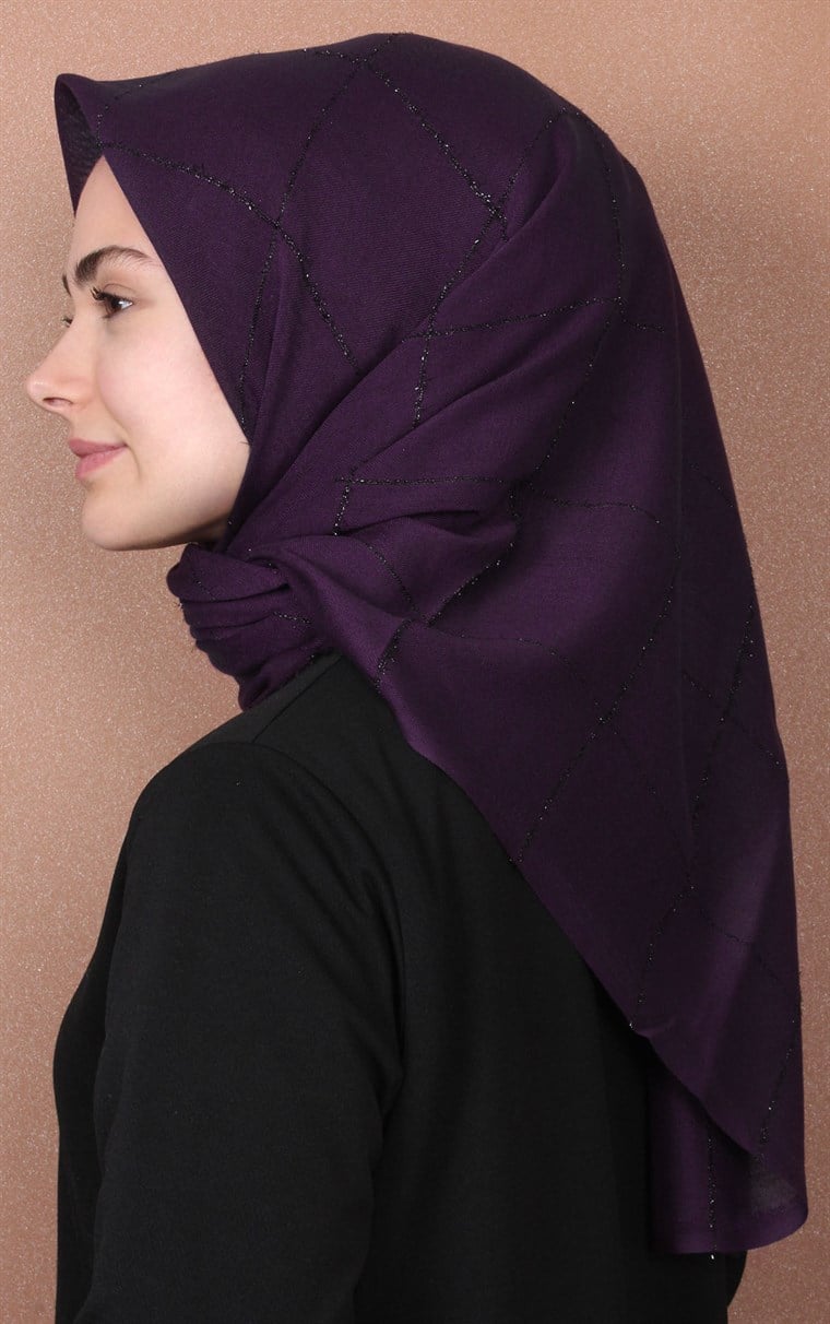 Fileli Coton Eşarp 1736-1