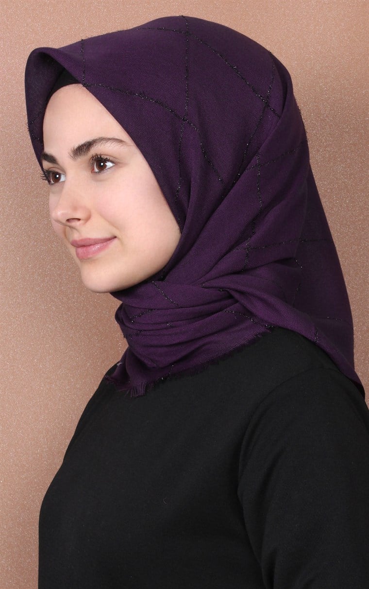 Fileli Coton Eşarp 1736-1