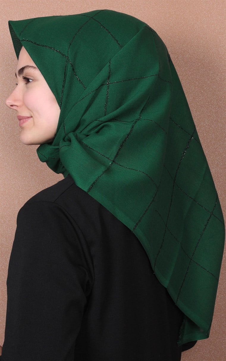 Fileli Coton Eşarp 1736-12