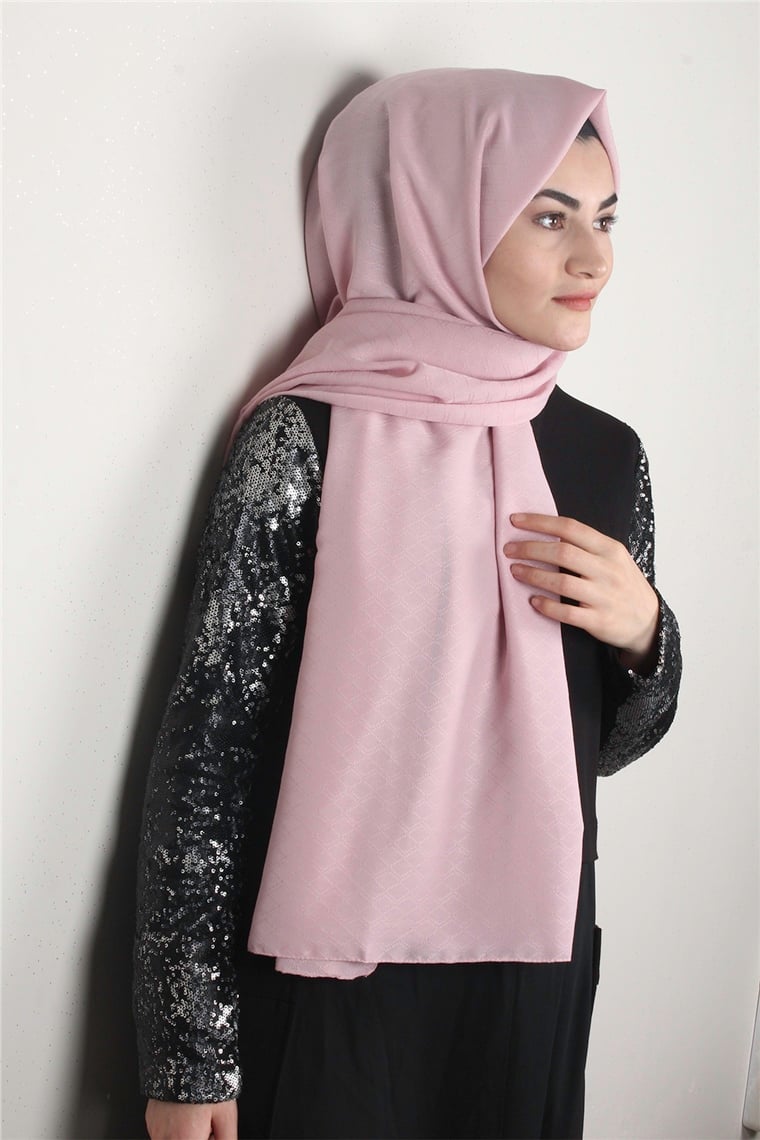Fresh Coton Şal 1496-10 Açık Pembe