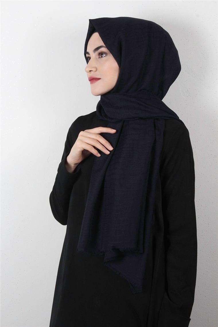 Fresh Coton Şal 1499-4 Lacivert