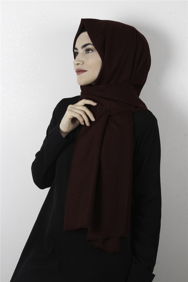 Fresh Coton Şal 1499-6 Bordo