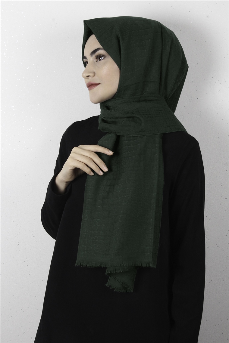 Fresh Coton Şal 1499-9 Küf Yeşili