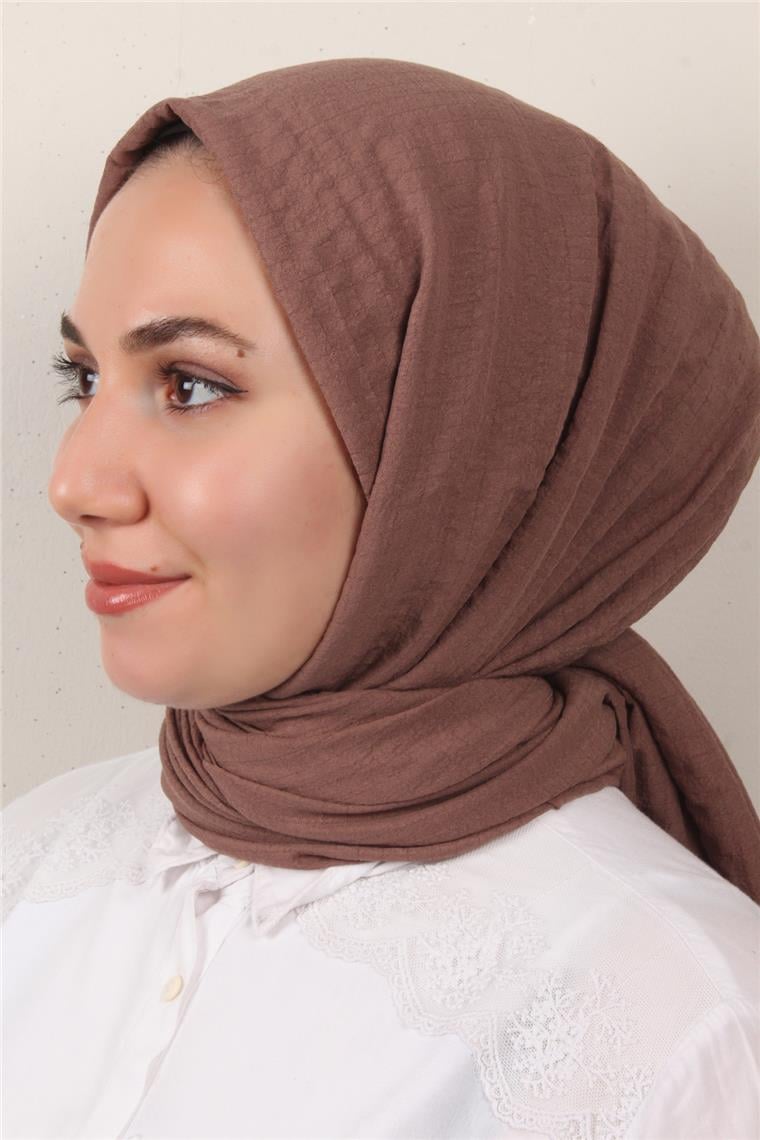 Fresh Pamuk Şal 1488-11 Koyu Pudra