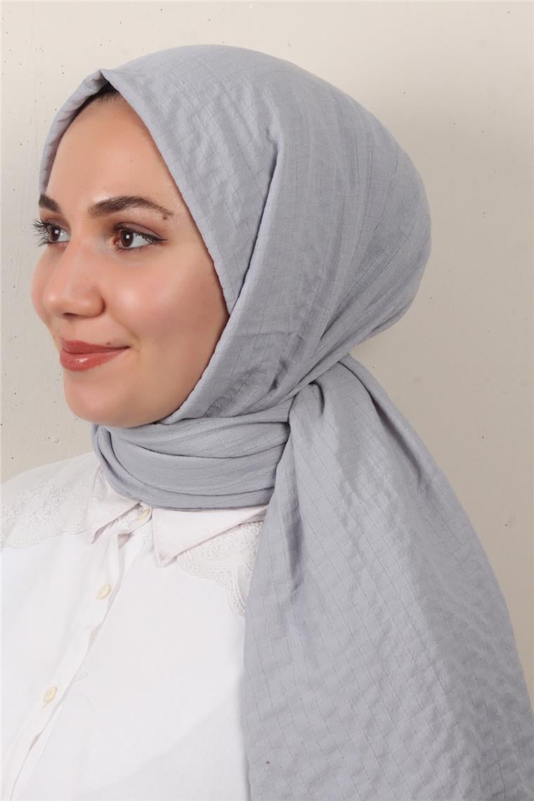 Fresh Pamuk Şal 1488-15 Buz Mavisi