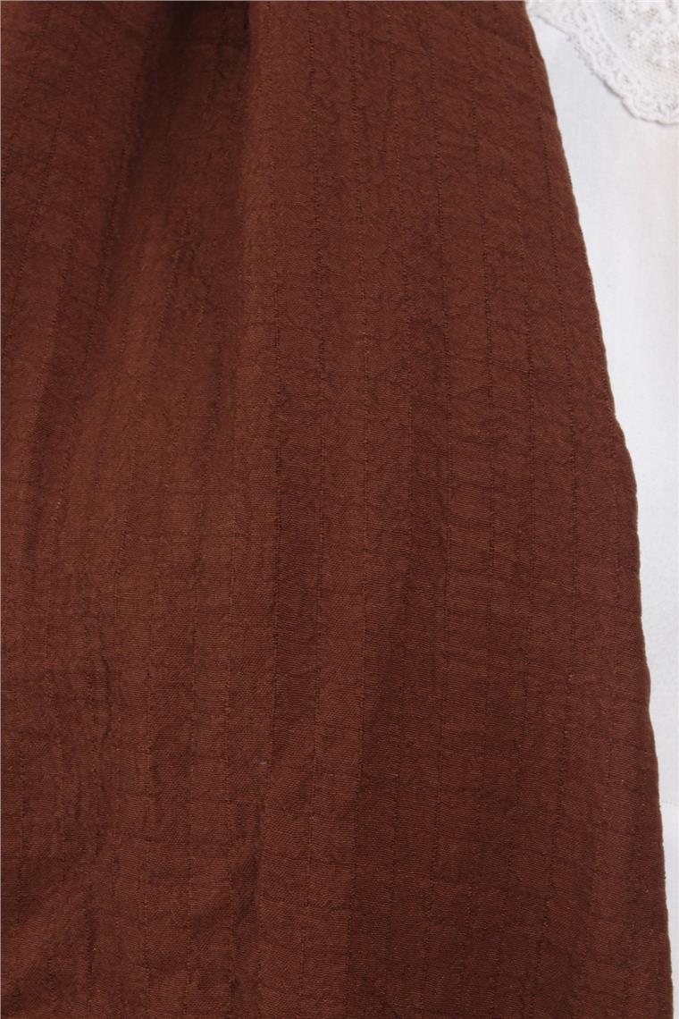 Fresh Pamuk Şal 1488-21 Çikolata Kahve