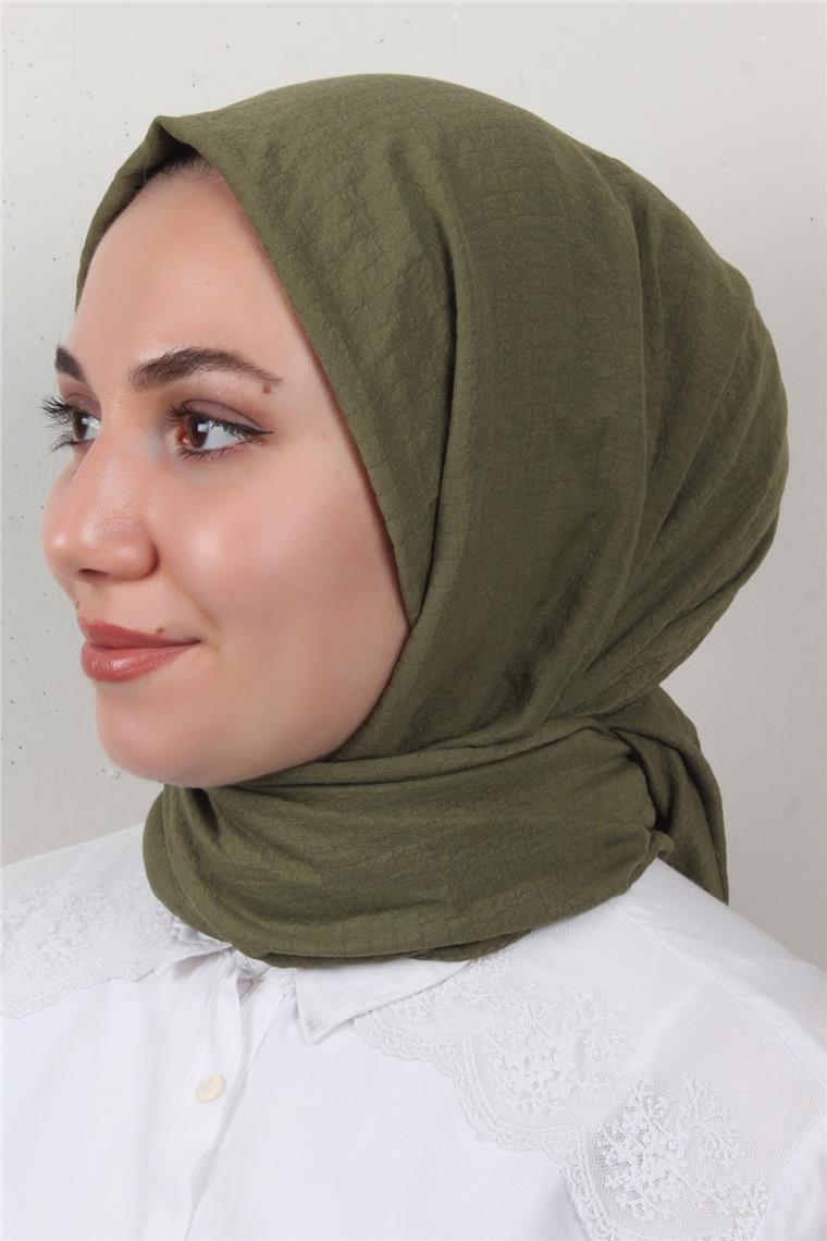 Fresh Pamuk Şal 1488-4 Haki