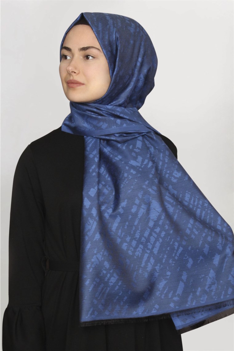 Frezya Şal 1641-12 Saks Mavisi