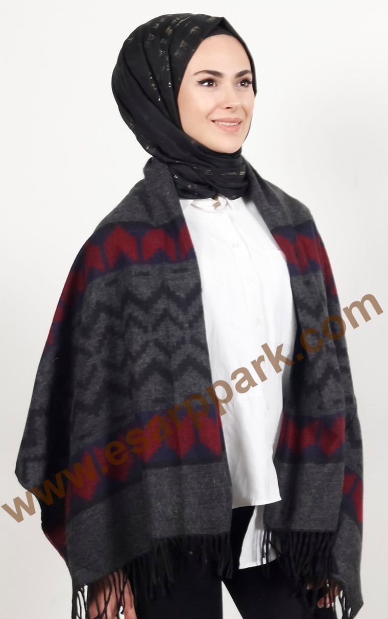 Geniş Omuz Şalı 511-0025