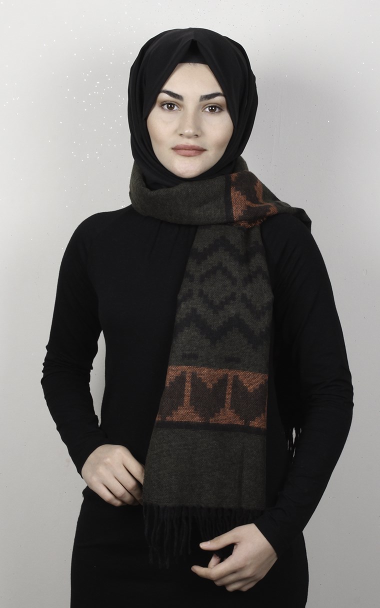 Geniş Omuz Şalı 5220-1