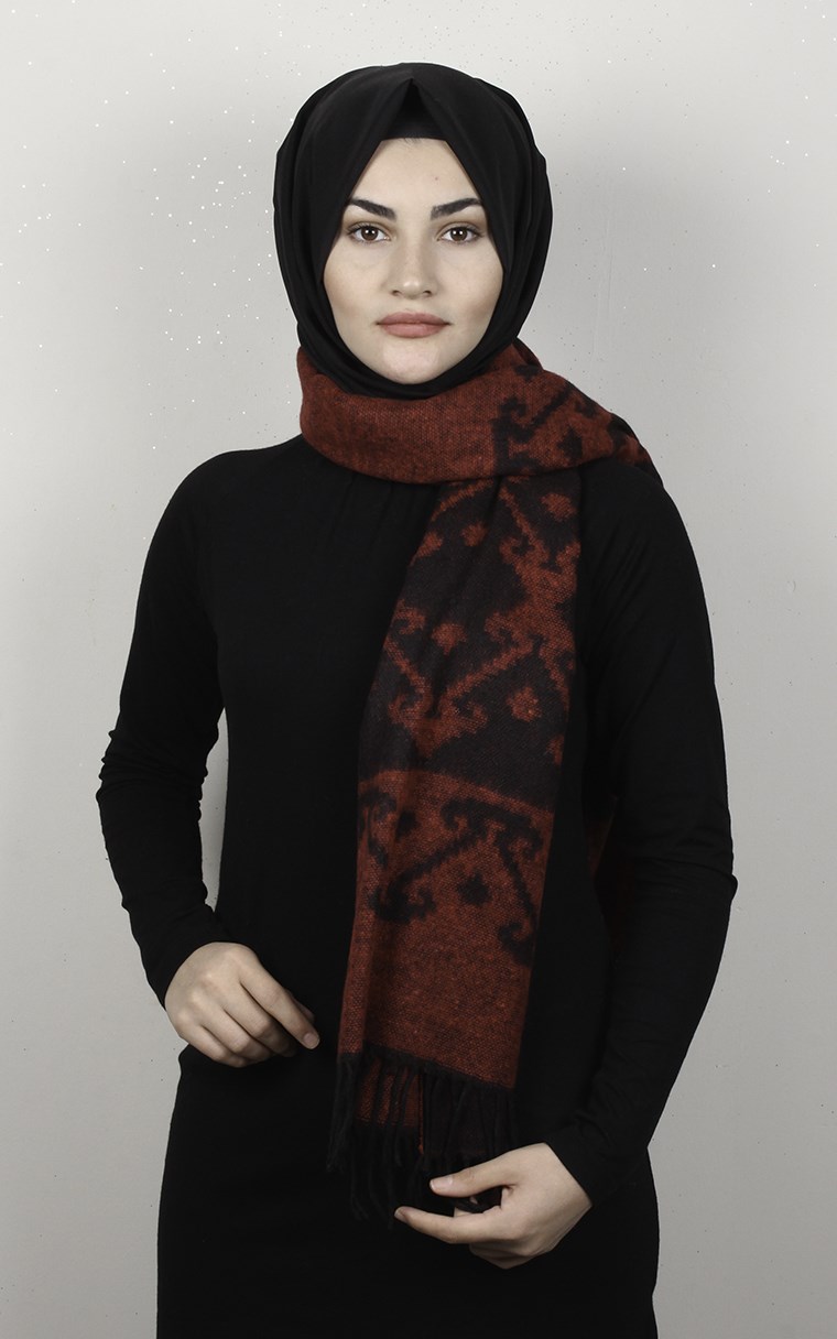 Geniş Omuz Şalı 5220-2