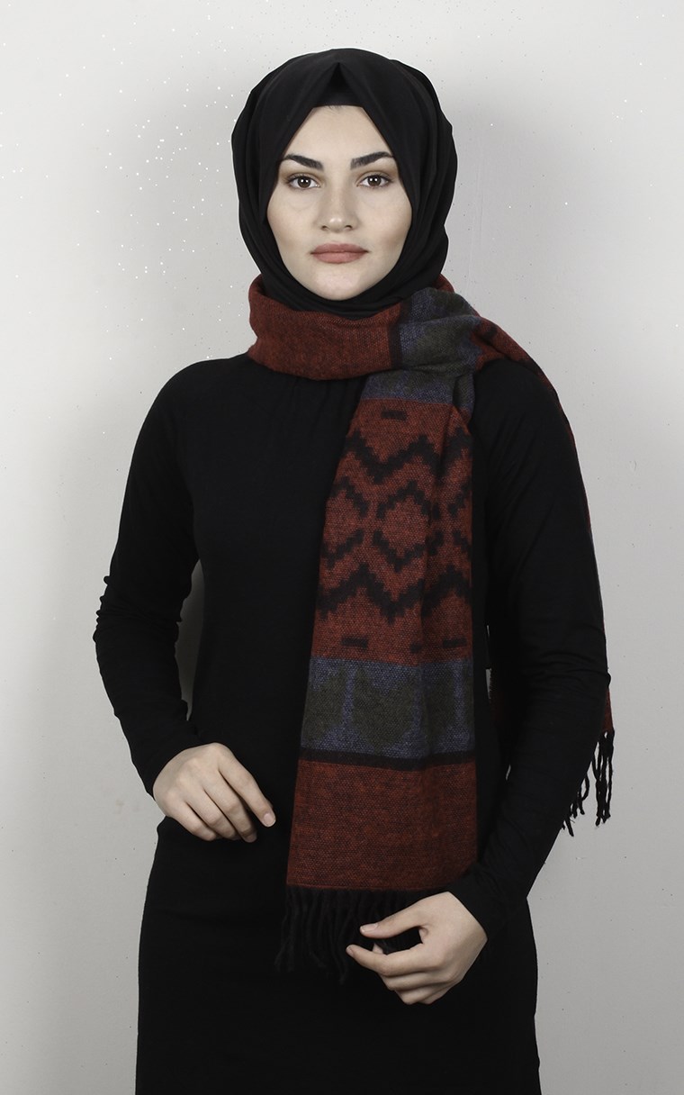 Geniş Omuz Şalı 5220-4