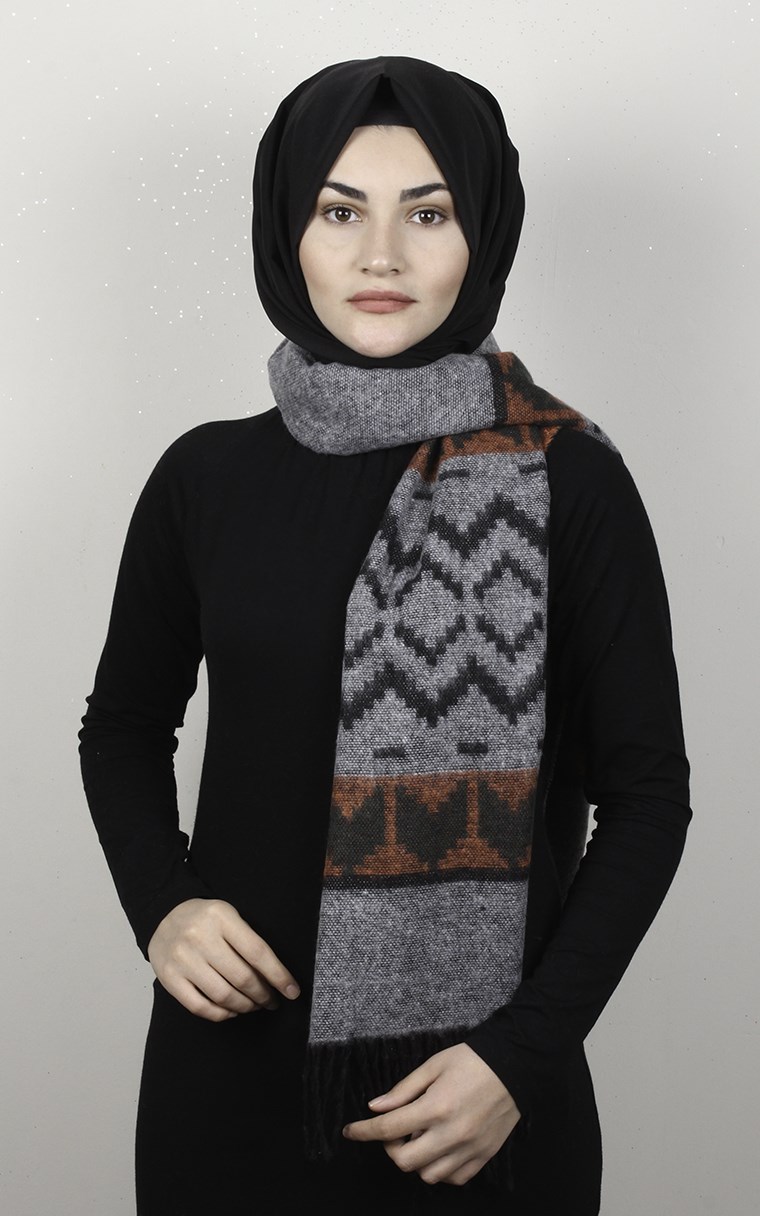 Geniş Omuz Şalı 5220-7