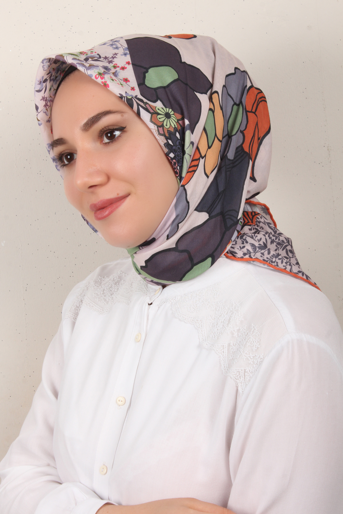 Gloria Eşarp 3083-1 Turuncu