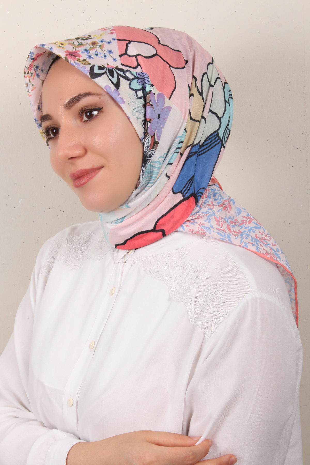 Gloria Eşarp 3083-3 Pembe