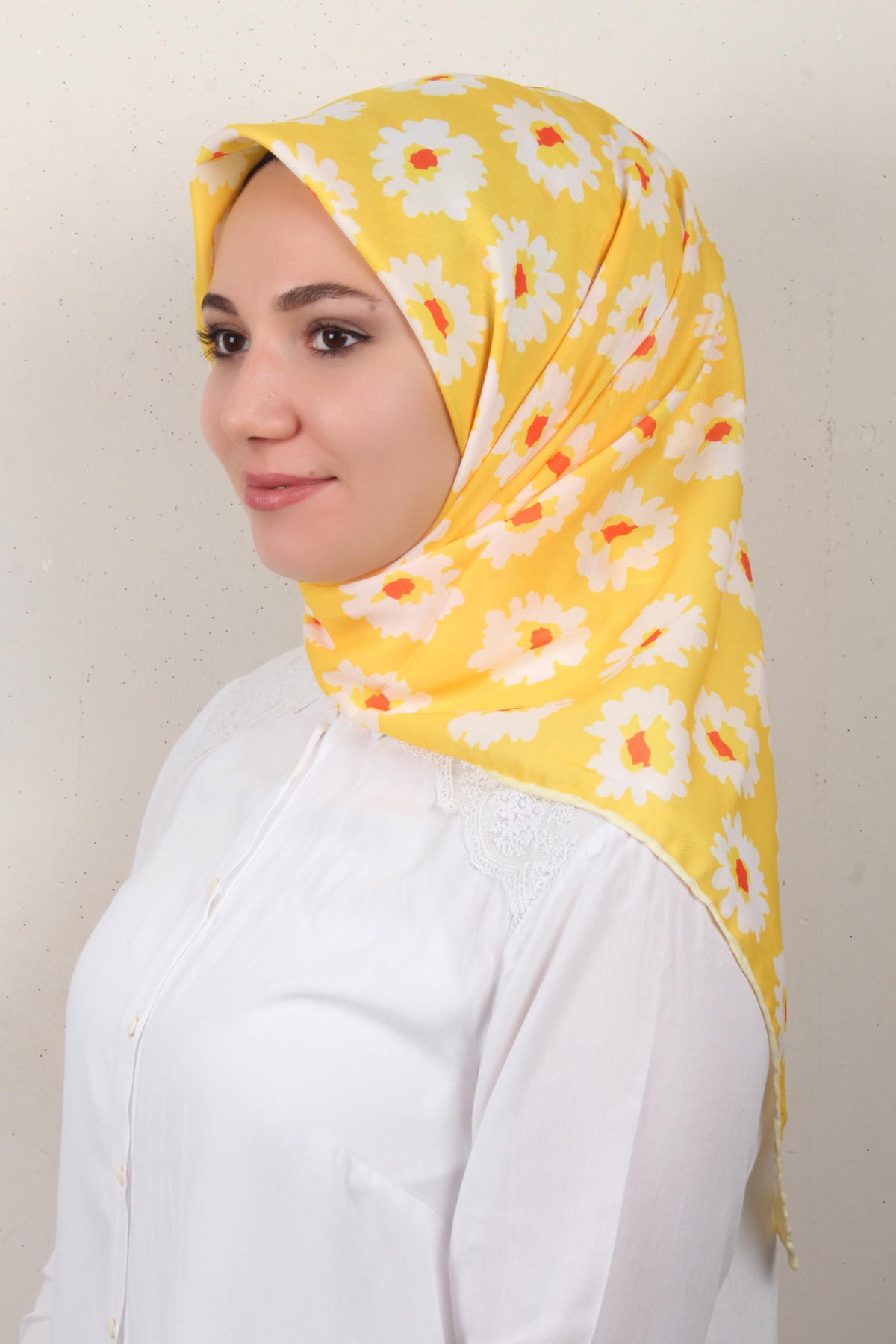 Gloria Eşarp 3084-9 Sarı
