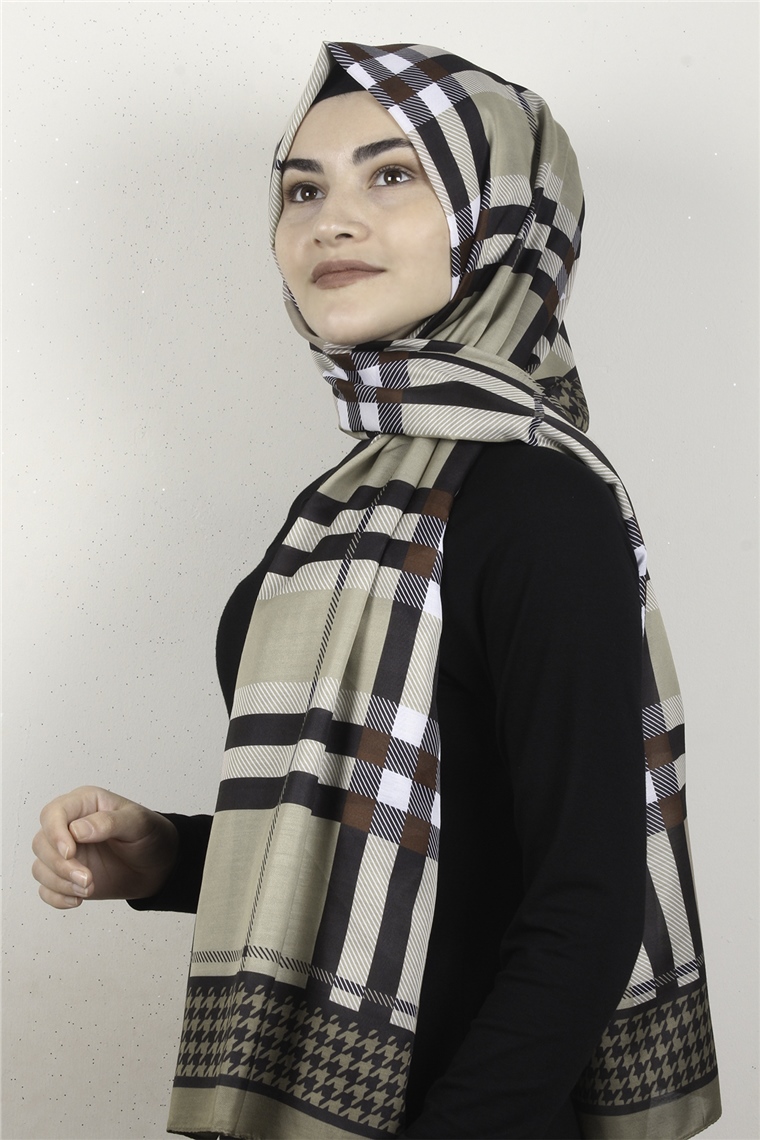 Gloria Soft Şal 2733-3 Sütlü Kahve