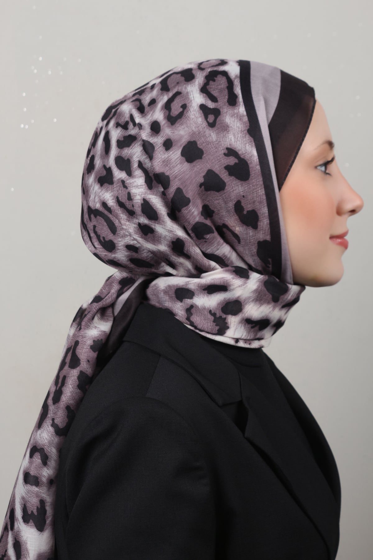 Gloria Soft Şal 4646-10 Siyah-Toprak 